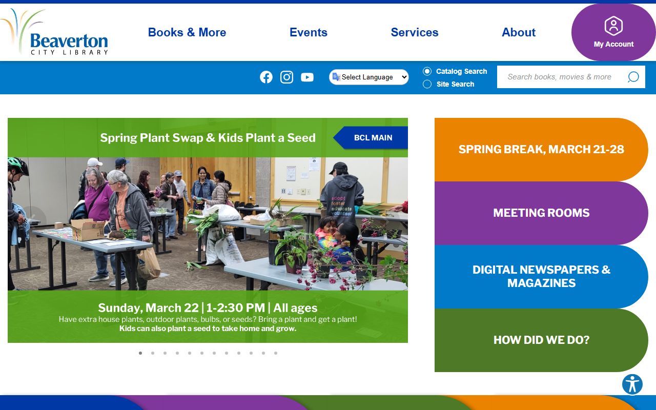 Beaverton City Library genealogy resources for death index research