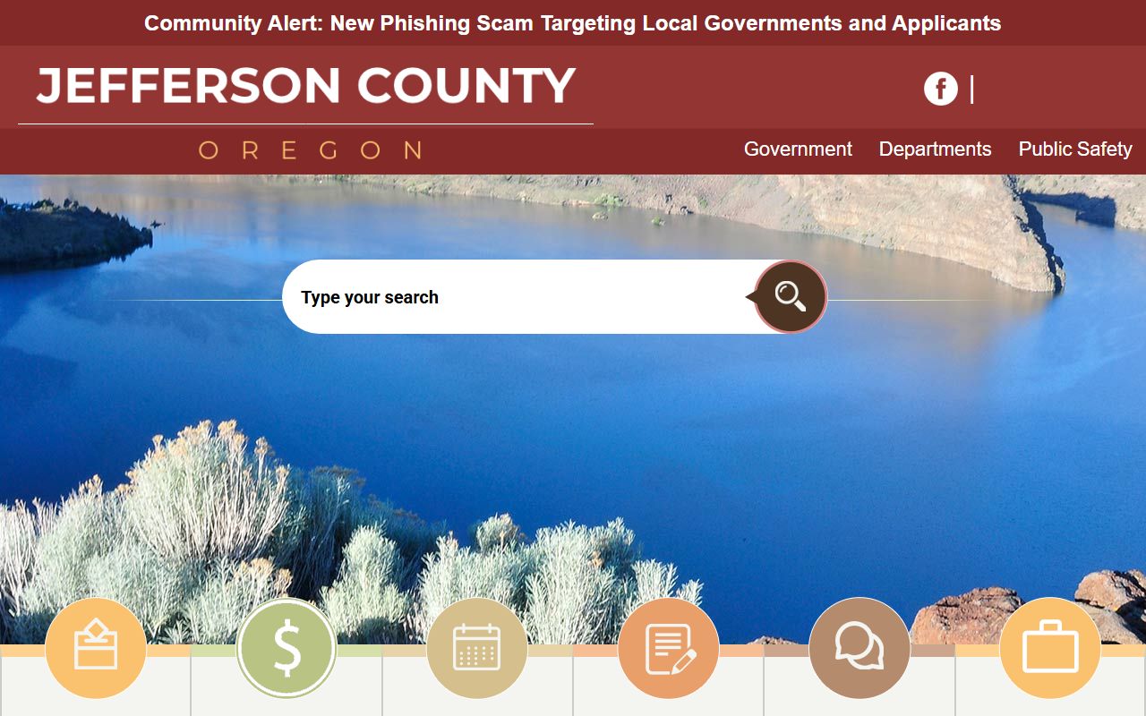 Jefferson County official website for death index record information