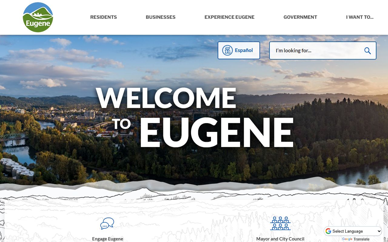 Eugene city records page related to Lane County death index
